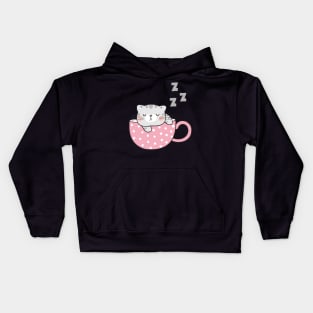 Sleeping Cat Kids Hoodie